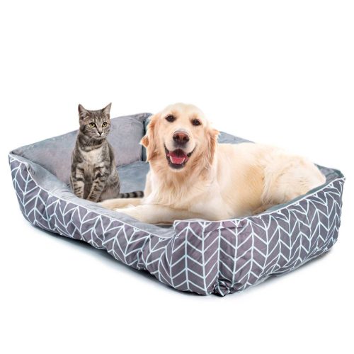Ágy 100 x 70 x 25 cm XL DR-236 szürke