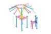 Blocks - straws - construction figures - 1000 pcs