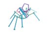 Blocks - straws - construction figures - 1000 pcs