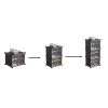 Modular shoe rack - 6 levels
