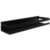 Bathroom shelf black Ruhhy 19188