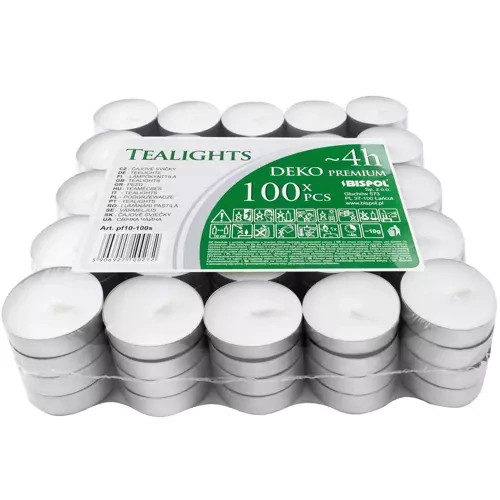 Gyertyák/melegítők 4h - 100db-os készlet