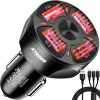 Autós töltő 4x USB + kábel Xtrobb 19907