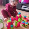 Construction blocks - hedgehogs 192pcs Kruzzel 20376