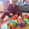 Construction blocks - hedgehogs 192pcs Kruzzel 20376