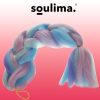 Szintetikus haj ombre kék/lila Soulima 21366