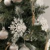 Karácsonyi csecsebecse - hópelyhek 12db Ruhhy 22516