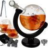 Decanter - globe - whisky készlet Malatec 22553
