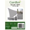 Napernyő vitorla 4x4x4m-szürke Gardlov 23141