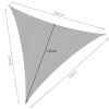 Napernyő vitorla 3x3x3m szürke Gardlov 23147
