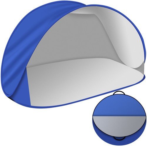 Pop-up nagy strandsátor, kék-fehér, 150x100x80cm - Trizand 23477