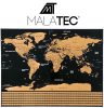 Világtérkép - kaparós sorsjegy zászlókkal + kiegészítők 23442