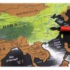 Világtérkép - kaparós sorsjegy zászlókkal + kiegészítők 23442