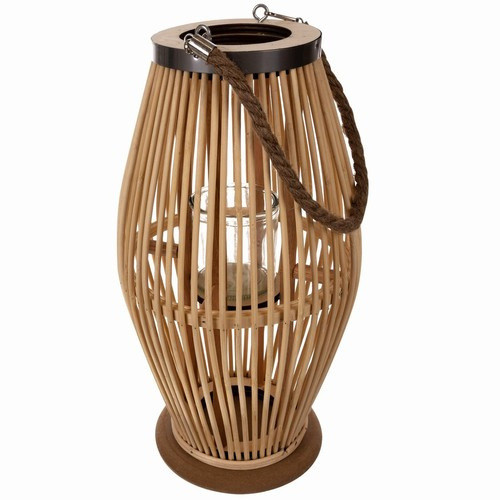 Bambusz rattan lámpa Gardlov 24282