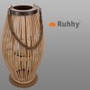 Bambusz rattan lámpa Gardlov 24282