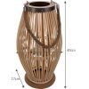 Bambusz rattan lámpa Gardlov 24282