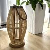 Bambusz rattan lámpa Gardlov 24282