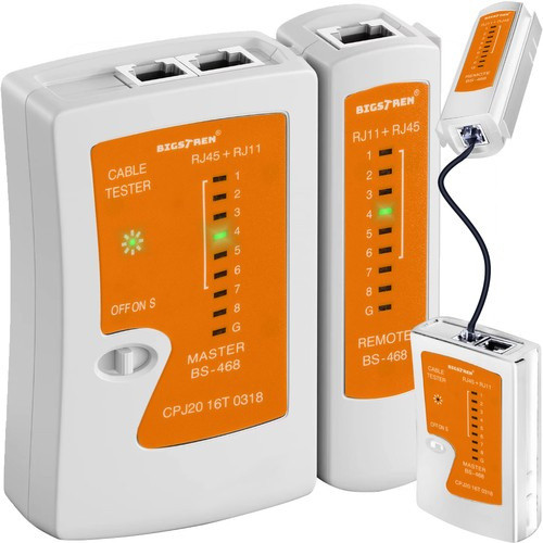Bigstren 22166 RJ45/RJ11 kábelvizsgáló