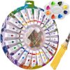 Akril festékek 12ml - 24 darabos készlet Maaleo 24725