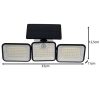 Napelemes lámpa 180 LED Izoxis 24889