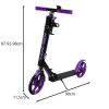 Spidoo városi roller, lila - Kruzzel 25630 