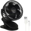 Fekete akkus ventilátor Ruhhy 25567
