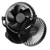 Fekete akkus ventilátor Ruhhy 25567