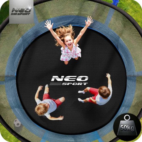 Trambulin belső hálóval és létrával , 183 cm (6 láb) - Neo-Sport