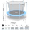 Trambulin belső hálóval és  létrával , 183 cm (6 láb) - Neo-Sport