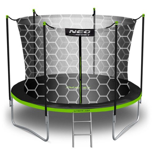 Trambulin belső hálóval és létrával , 6 láb/183 cm-es - Neo-Sport