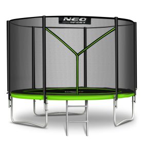   Trambulin külső hálóval és létrával , 6 láb/183 cm-es - Neo-Sport 