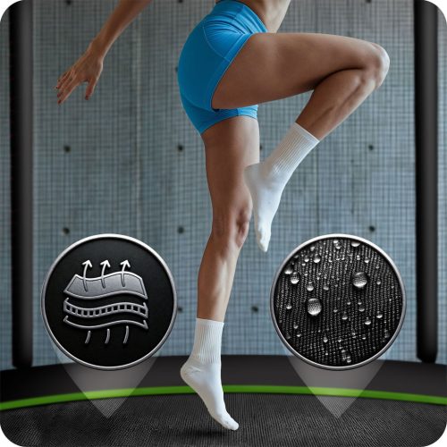 Trambulin külső hálóval és létrával , 6 láb/183 cm-es - Neo-Sport 