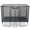 Neo-Sport téglalap alakú kerti trambulin 12x8 láb / 366x244 cm kültéri hálóval és létrával