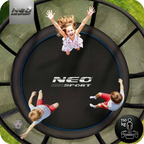 Kerti trambulin 10ft/312cm külső hálóval és létrával Neo-Sport