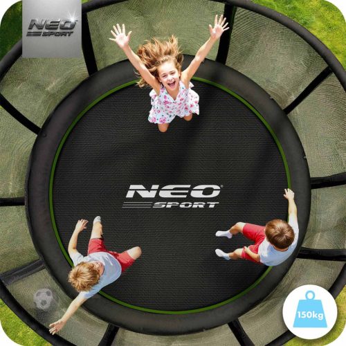 Kerti trambulin 10ft/312cm külső hálóval és létrával Neo-Sport