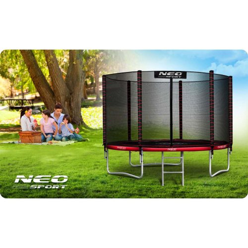 Kerti trambulin 10ft/312cm külső hálóval és létrával Neo-Sport