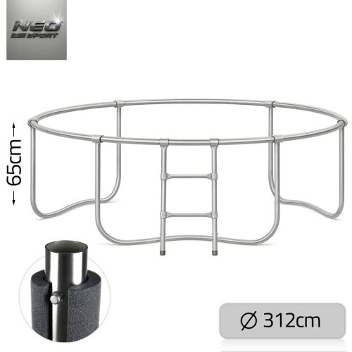 Kerti trambulin 10ft/312cm külső hálóval és létrával Neo-Sport