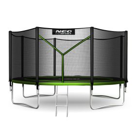   Kerti trambulin 12ft/374cm kültéri hálóval és létrával Neo-Sport