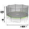 Kerti trambulin 13ft/404cm külső hálóval és létrával Neo-Sport