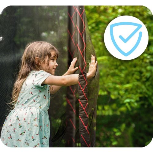 Kerti trambulin 13ft/404cm külső hálóval és létrával Neo-Sport