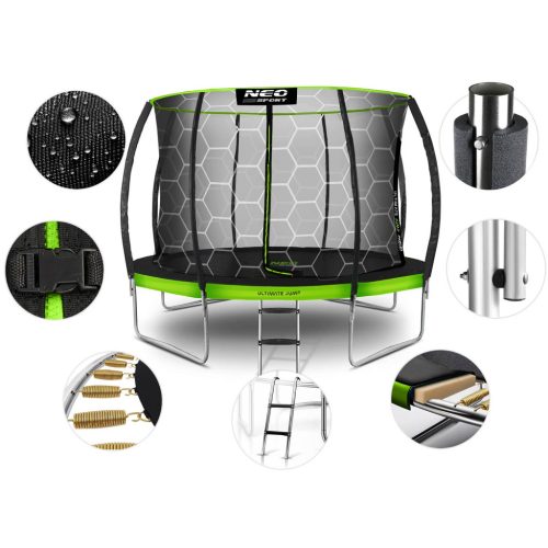 Trambulin belső hálóval, 435 cm (14 láb) - Neo-Sport