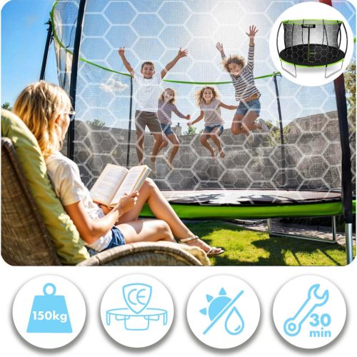 Trambulin belső hálóval, 435 cm (14 láb) - Neo-Sport