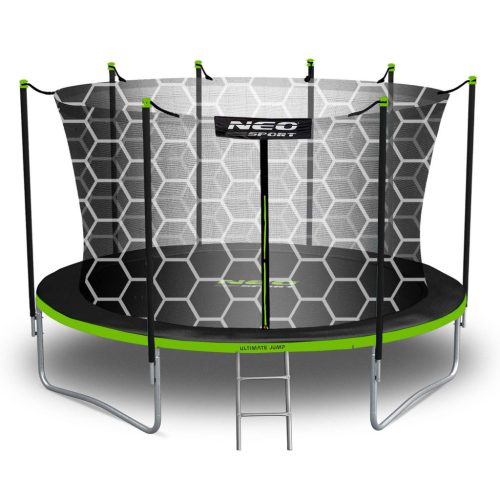 Kerti trambulin 14ft/435cm belső hálóval és létrával Neo-Sport