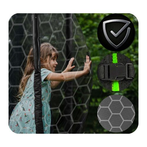 Kerti trambulin 14ft/435cm belső hálóval és létrával Neo-Sport
