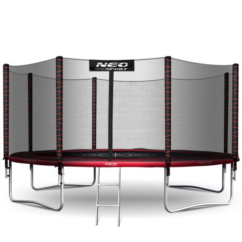 Kerti trambulin 14ft/435cm külső hálóval és létrával Neo-Sport