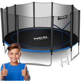   Kerti trambulin 15ft/465cm kültéri hálóval és létrával Neo-Sport