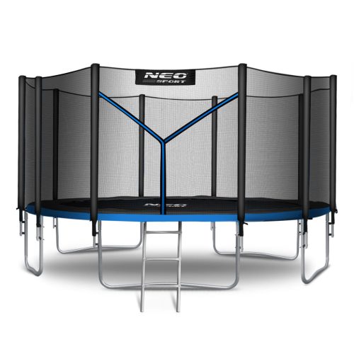 Kerti trambulin 15ft/465cm kültéri hálóval és létrával Neo-Sport