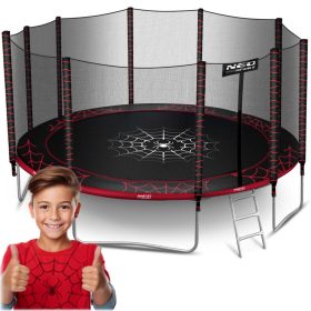   Kerti trambulin 15ft/465cm külső hálóval és Neo-Sport létrával