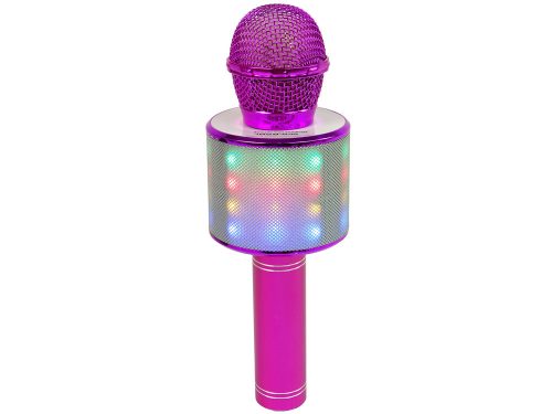 Wireless Microphone USB Speaker Karaoke rögzítő Model WS-858 Pink