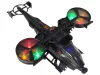 Katonai helikopter hatalmas szárnyak fények hang forog